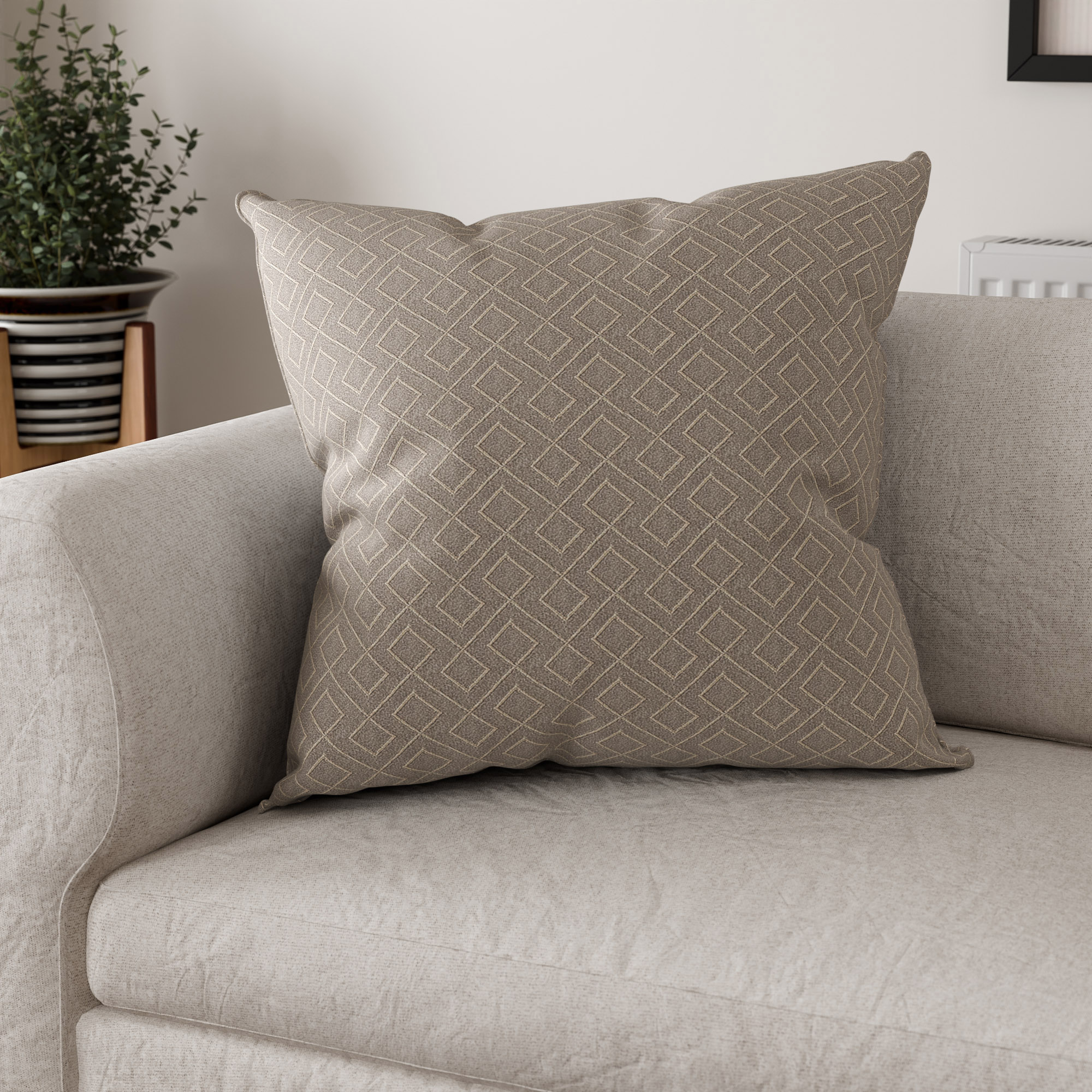 Leysin Graphite Cushion