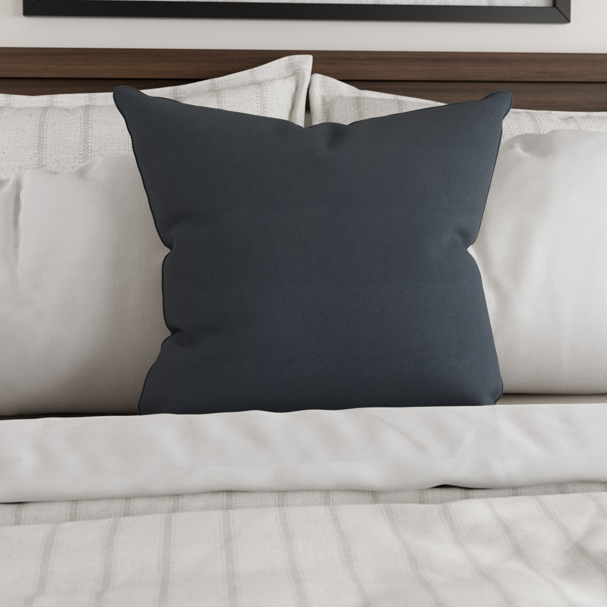 Zari Slate Cushion