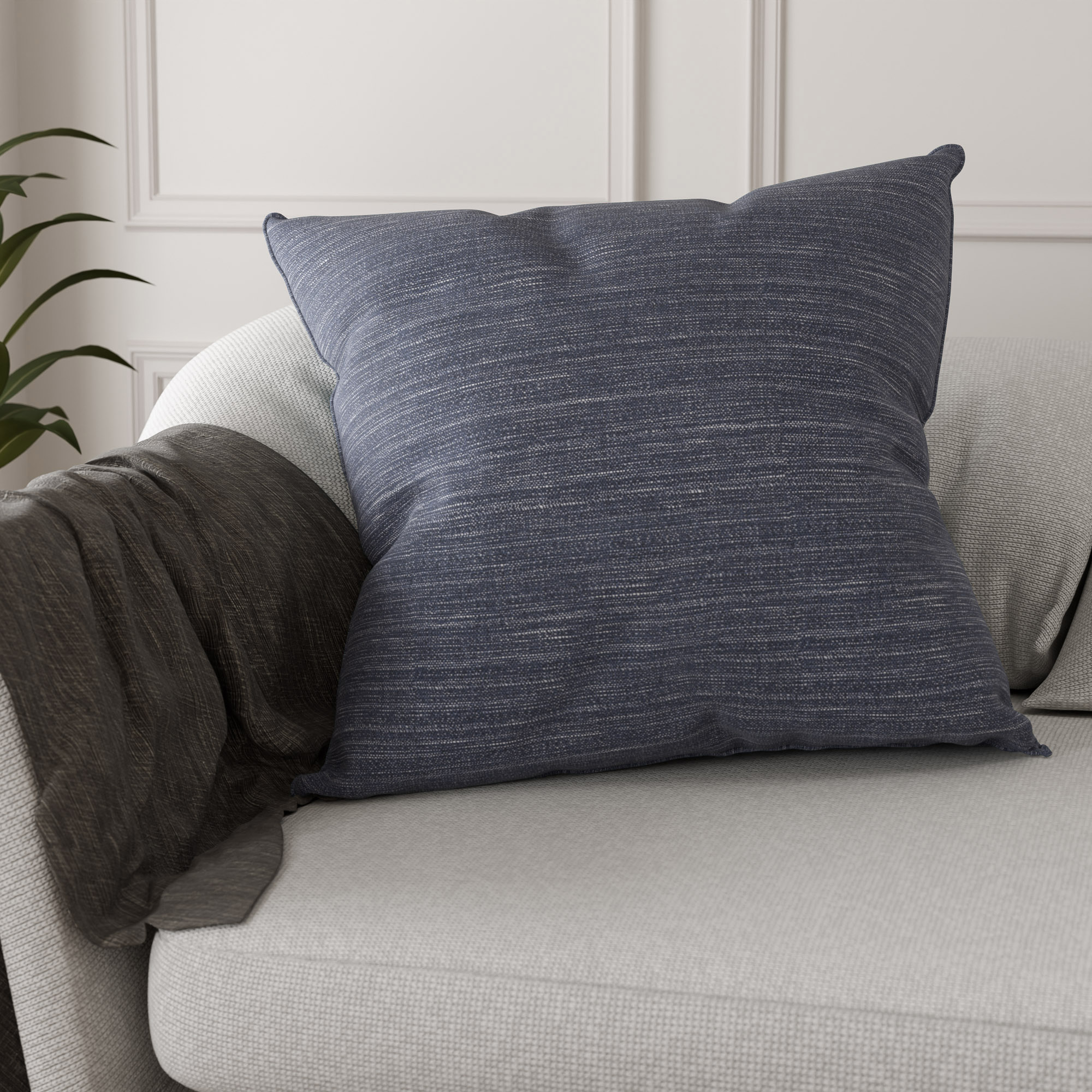 Caracas Indigo Cushion