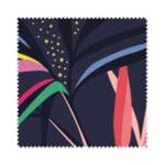 Sara Miller Bamboo Smokey Blue Wave Curtain