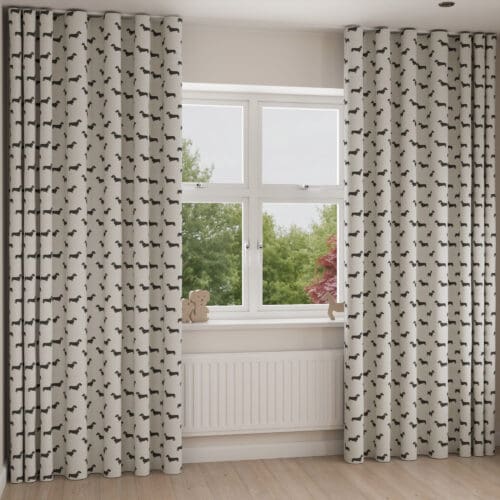 Emily Bond Basil Pebble Wave Curtain