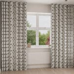 Emily Bond Basil Pebble Wave Curtain