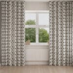 Emily Bond Basil Pebble Wave Curtain