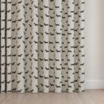 Emily Bond Basil Pebble Wave Curtain