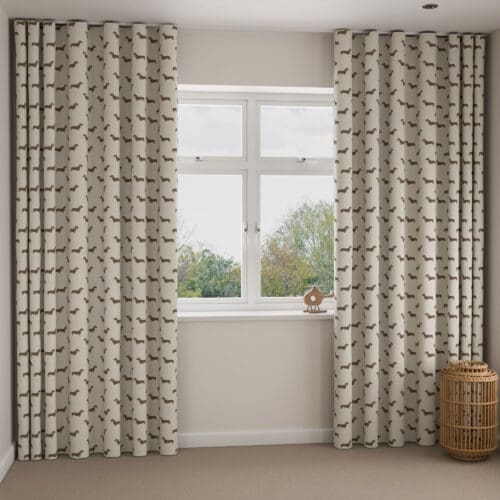 Emily Bond Basil Stone Wave Curtain