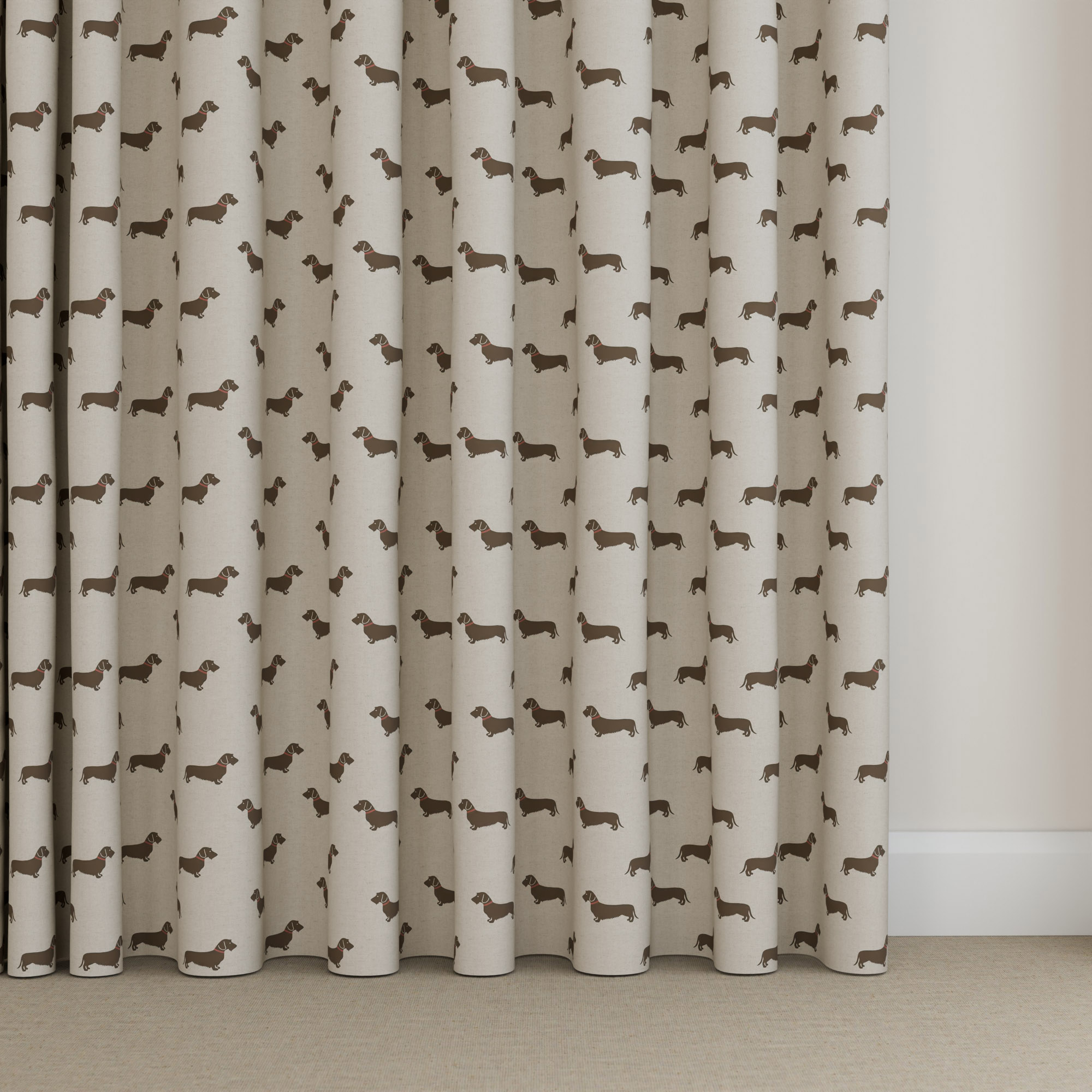 Emily Bond Basil Stone Wave Curtain - Image 4