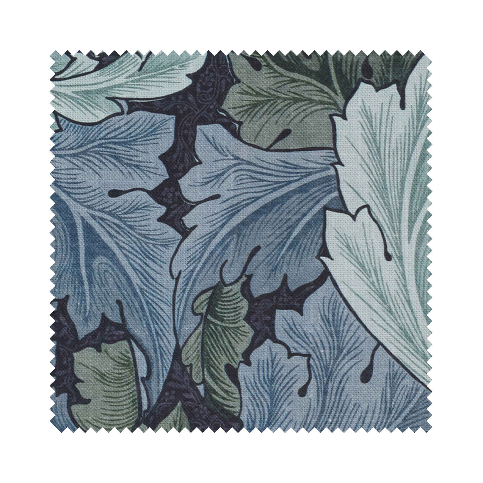 William Morris At Home Acanthus Indigo Wave Curtain - Image 7