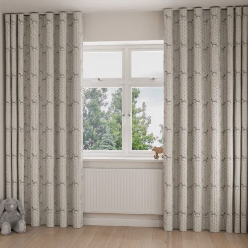 Emily Bond Fred Linen Wave Curtain