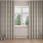 Emily Bond Fred Linen Wave Curtain
