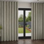 Emily Bond George Stripe Indigo Wave Curtain