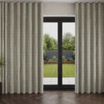Emily Bond George Stripe Indigo Wave Curtain