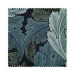William Morris At Home Acanthus Velvet Indigo Wave Curtain