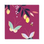 Sara Miller Butterflies & Trellis Purple Wave Curtain
