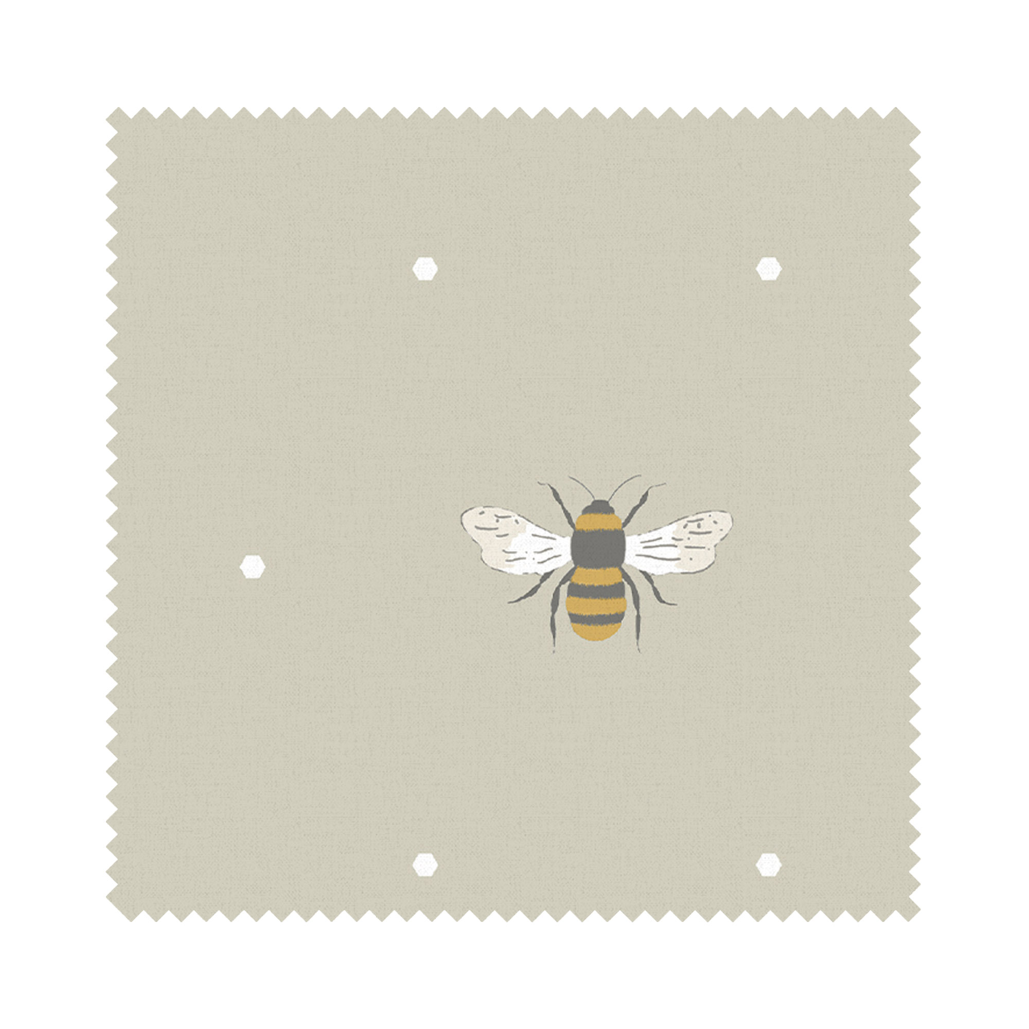 Sophie Allport Bee Soft Linen Wave Curtain - Image 6
