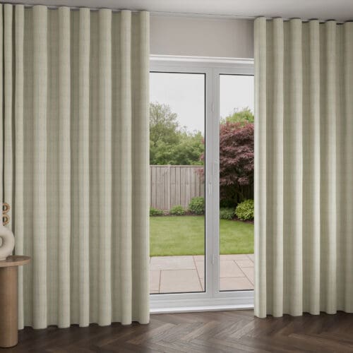 Emily Bond George Stripe Sage Wave Curtain