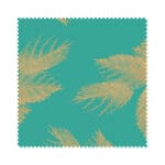 Sara Miller Etched Leaves Green Wave Curtain