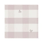 Laura Ashley Alphabet Gingham Pink Wave Curtain