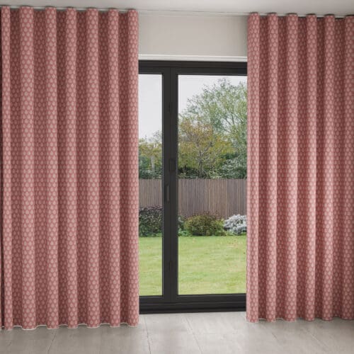 Emily Bond Jaipur Raspberry Wave Curtain