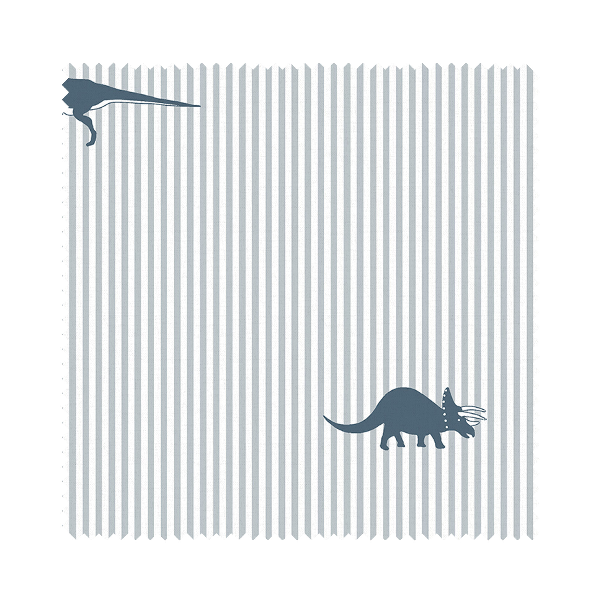 Sophie Allport Dinosaur Navy Wave Curtain - Image 6