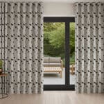 Emily Bond Marley Coal Wave Curtain