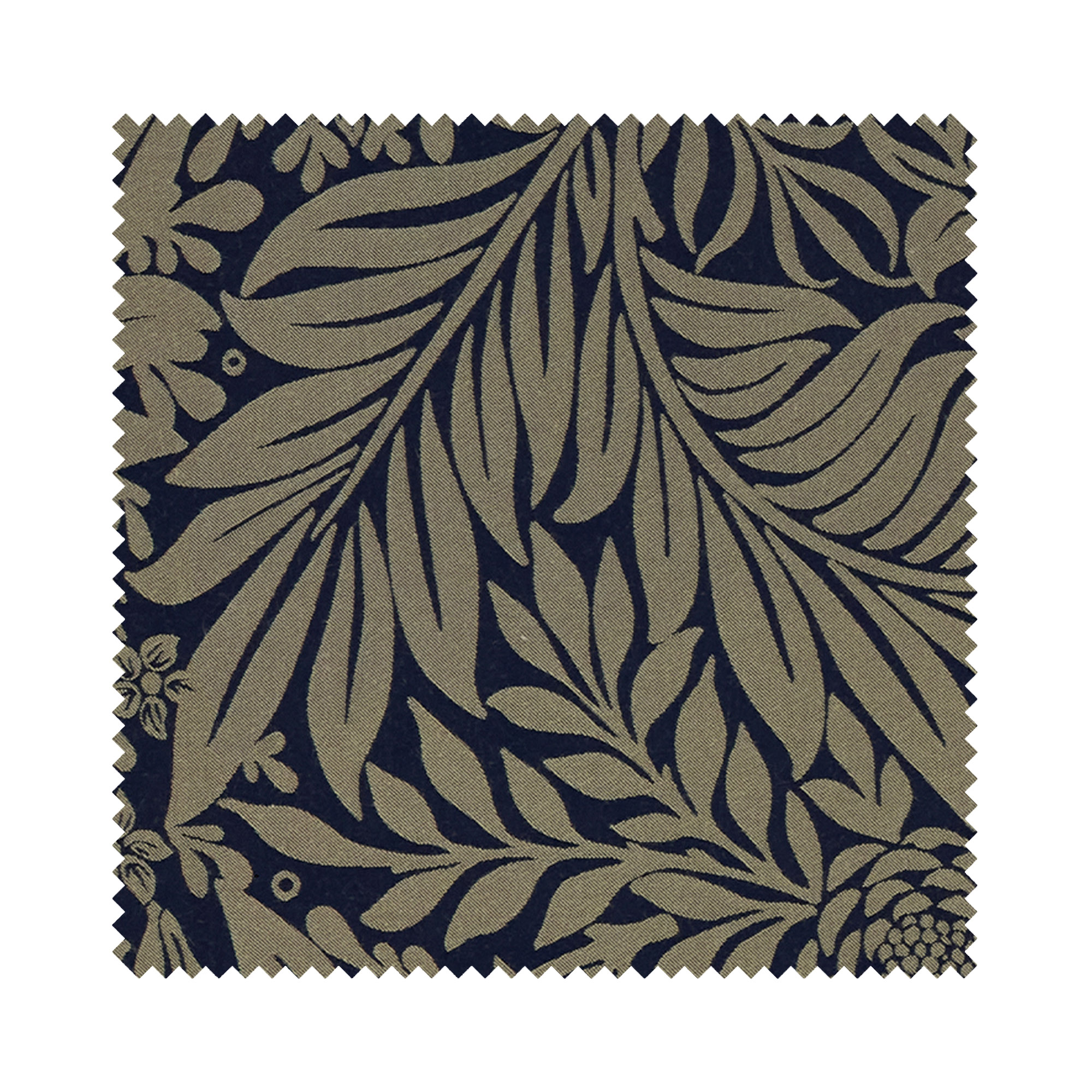 William Morris At Home Larkspur Woven Indigo Wave Curtain - Image 7