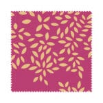 Sara Miller Little Leaves Fuchsia Wave Curtain