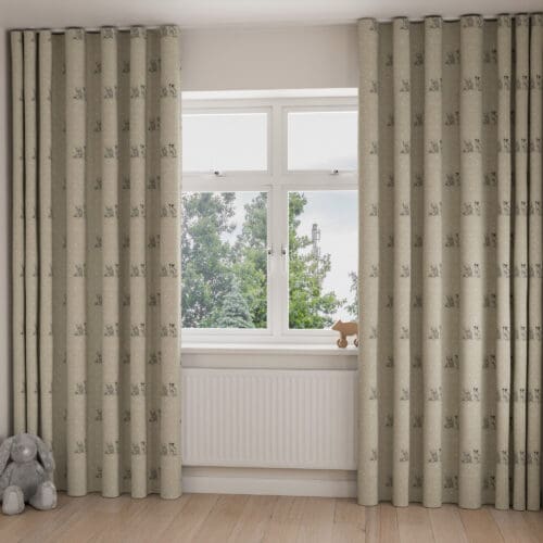 Emily Bond Millie Linen Wave Curtain