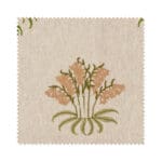 William Morris At Home Lily Flower Embroidery Madder Wave Curtain
