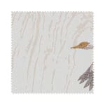 Laura Ashley Animalia Embroidered Pale Dove Grey Wave Curtain