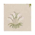 William Morris At Home Lily Flower Embroidery Nettle Wave Curtain