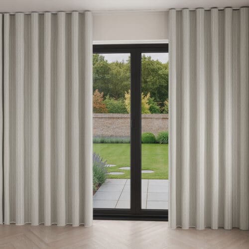 Emily Bond Oscar Stripe Pebble Wave Curtain