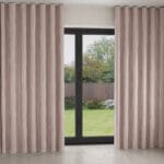Emily Bond Oscar Stripe Raspberry Wave Curtain