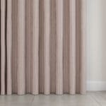 Emily Bond Oscar Stripe Raspberry Wave Curtain