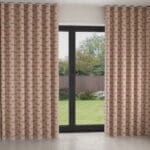 Emily Bond Peggy Raspberry Wave Curtain