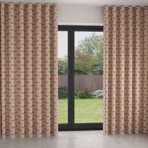 Emily Bond Peggy Raspberry Wave Curtain