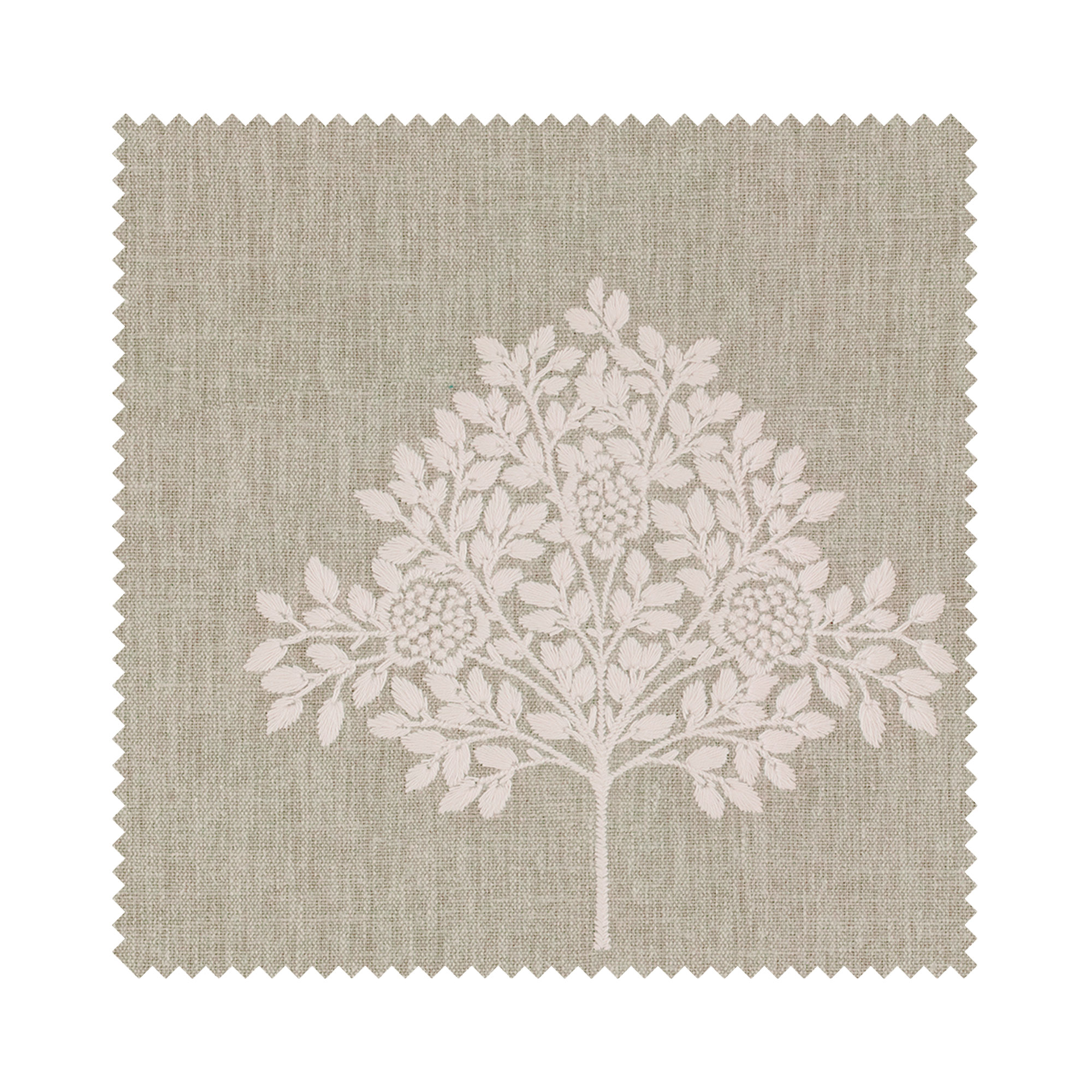 William Morris At Home Marigold Tree Embroidery Linen Wave Curtain - Image 7