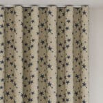 Emily Bond St Maws Indigo Wave Curtain