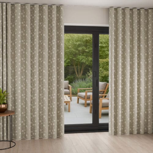 Emily Bond St Maws Linen Wave Curtain