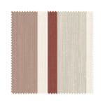 Laura Ashley Awning Stripe Crimson Wave Curtain