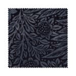 William Morris At Home Marigold Velvet Indigo Wave Curtain
