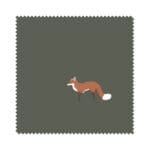 Sophie Allport Foxes Forest Green Wave Curtain