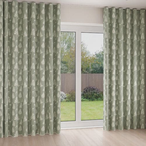 Emily Bond Tynesfield Sage Wave Curtain