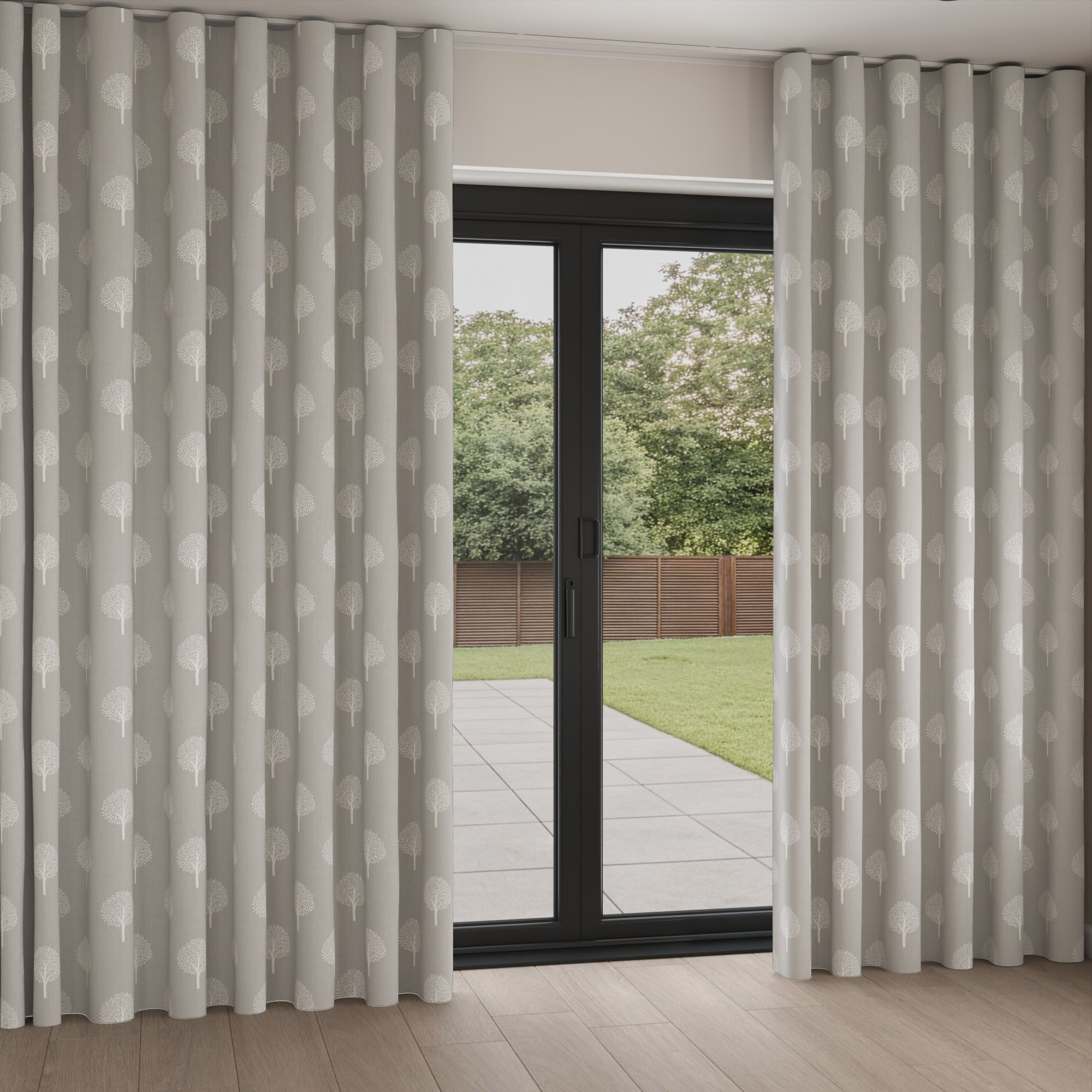 Emily Bond Yew Tree Pebble Wave Curtain
