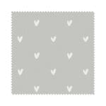 Sophie Allport Hearts Grey Wave Curtain