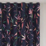 Sara Miller Bamboo Smokey Blue Wave Curtain