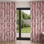 Sara Miller Bamboo Soft Pink Wave Curtain