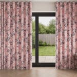 Sara Miller Bamboo Soft Pink Wave Curtain