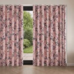 Sara Miller Bamboo Soft Pink Wave Curtain
