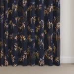 Sara Miller Birds & Gate Deep Navy Wave Curtain