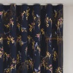 Sara Miller Birds & Gate Deep Navy Wave Curtain